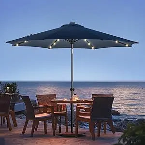 HOMELIOO™Solar-Powered LED Patio Umbrella