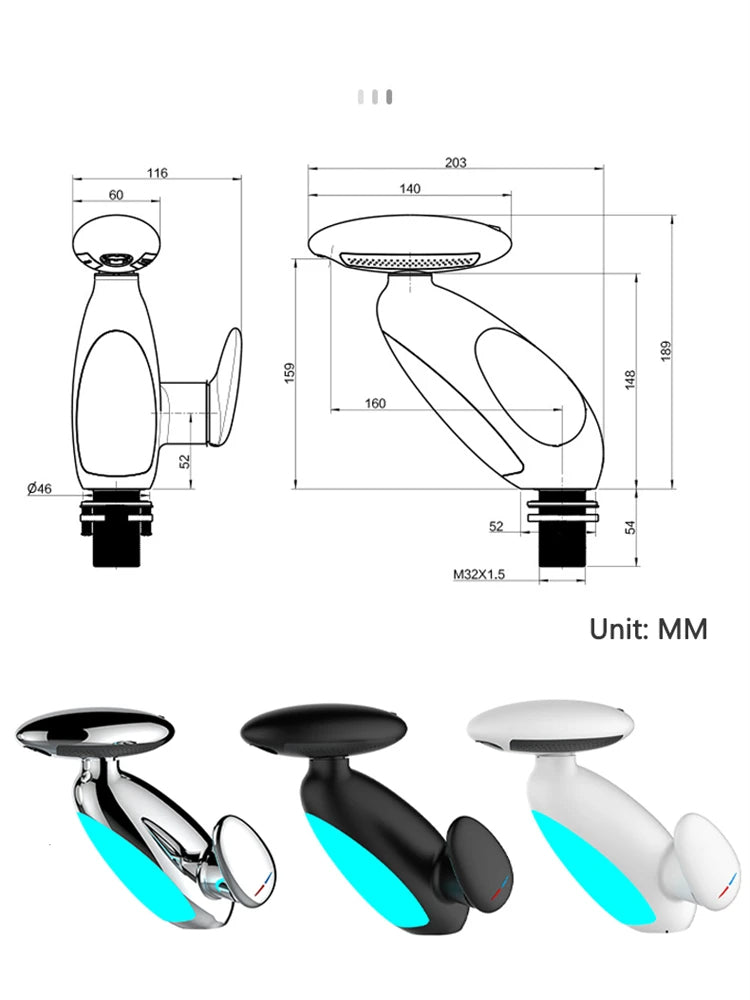HOMELIOO™4-in-1 Modern Bathroom Faucet
