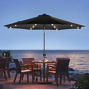 HOMELIOO™Solar-Powered LED Patio Umbrella
